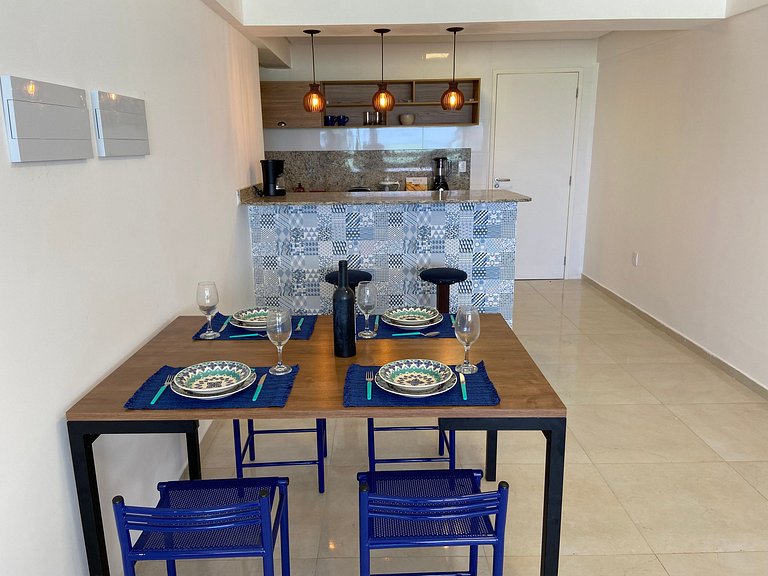 Bela Hospedagem - Beachfront Flat in Bessa with Incredible S