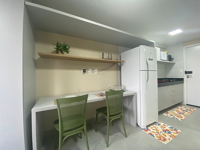 Bela Hospedagem - Neo Duos 104 | Modern Stay Near the Beach
