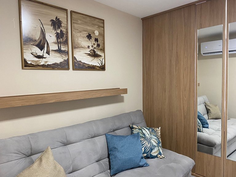 Bela Hospedagem - Neo Duos 104 | Modern Stay Near the Beach