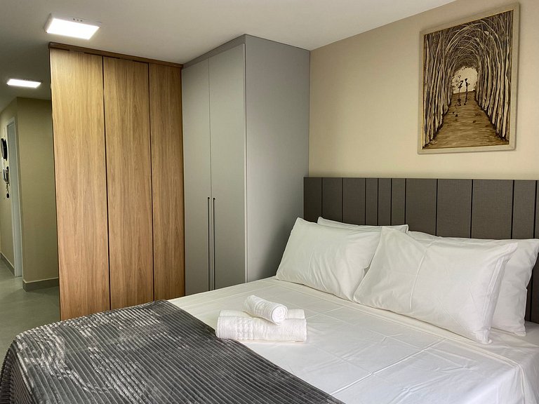 Bela Hospedagem - Neo Duos 104 | Modern Stay Near the Beach