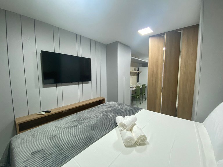 Bela Hospedagem - Neo Duos 104 | Modern Stay Near the Beach