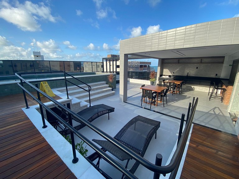 Bela Hospedagem - #Mahalo 501 - A 100m da praia
