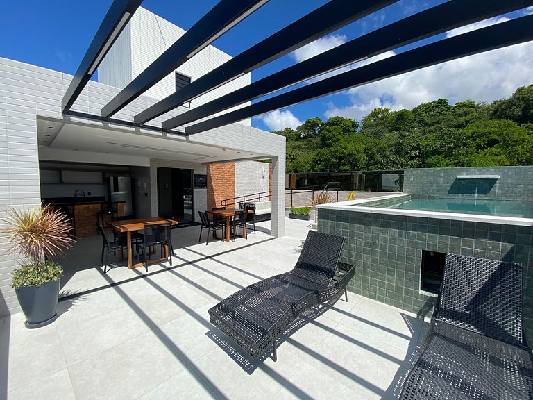 Bela Hospedagem - #Mahalo 501 - A 100m da praia