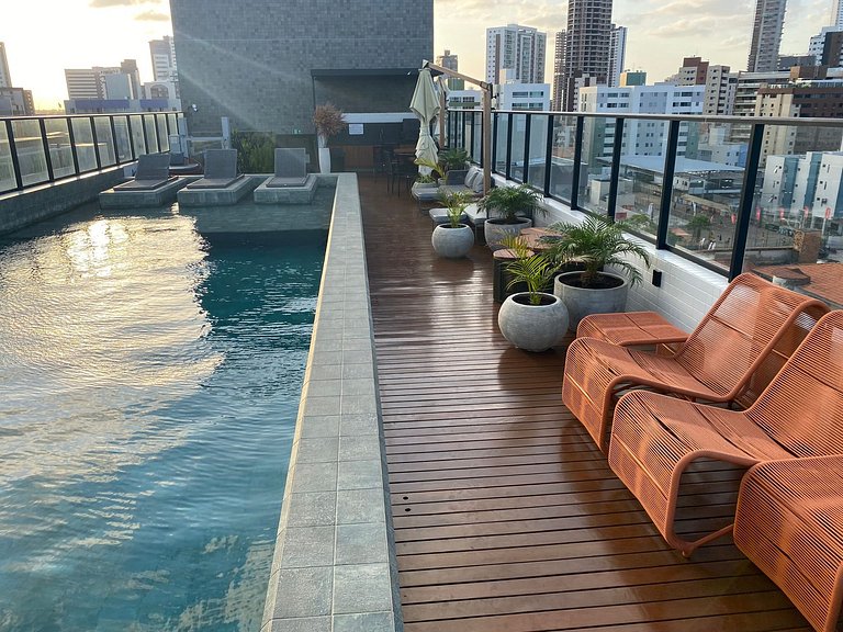 Bela Hospedagem - #710 By Side no Bessa