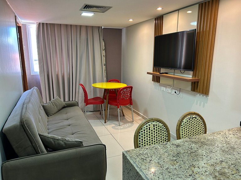 Bela Hospedagem - Lindo flat c/quarto e sala