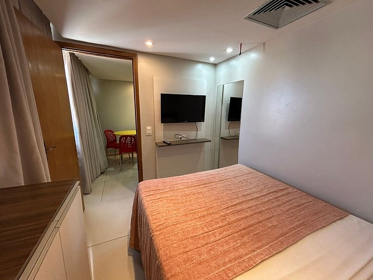 Bela Hospedagem - Lindo flat c/quarto e sala