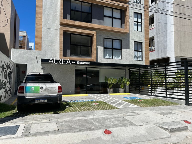 Bela Hospedagem - #303 Bauten Aurea, lindo flat a 60m do mar