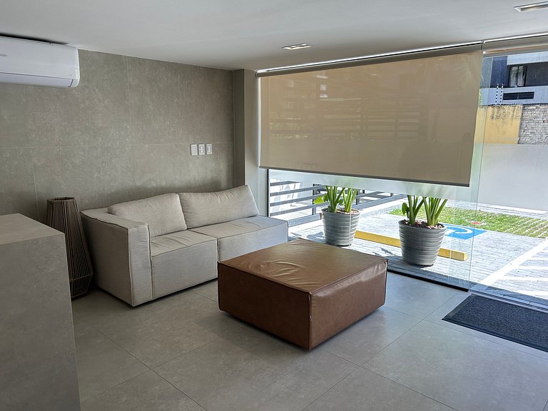 Bela Hospedagem - #303 Bauten Aurea, lindo flat a 60m do mar