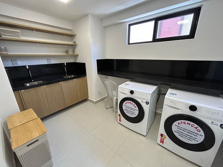 Bela Hospedagem - #303 Bauten Aurea, lindo flat a 60m do mar