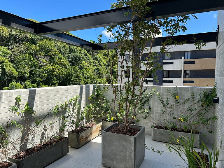 Bela Hospedagem - #303 Bauten Aurea, lindo flat a 60m do mar