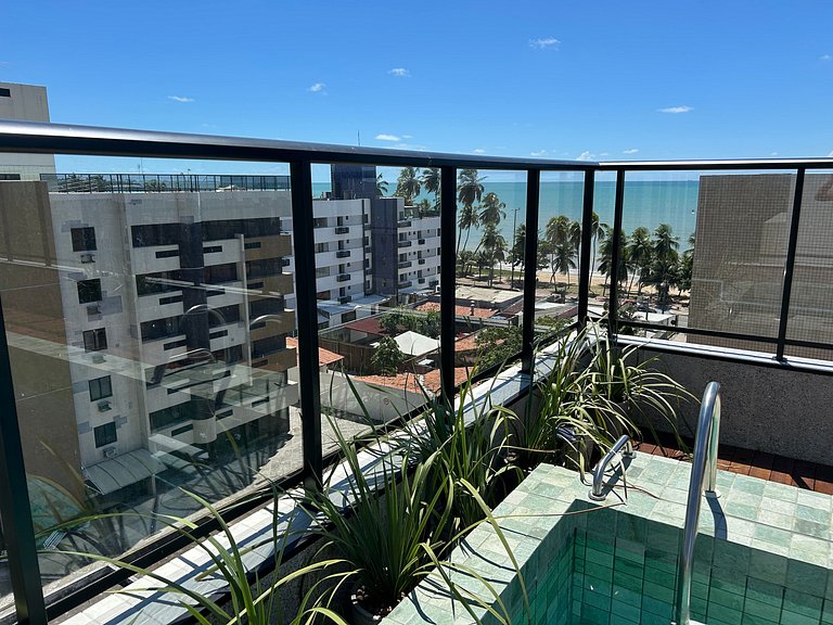 Bela Hospedagem - #303 Bauten Aurea, lindo flat a 60m do mar