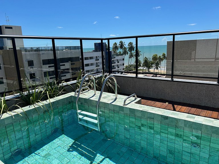 Bela Hospedagem - #303 Bauten Aurea, lindo flat a 60m do mar