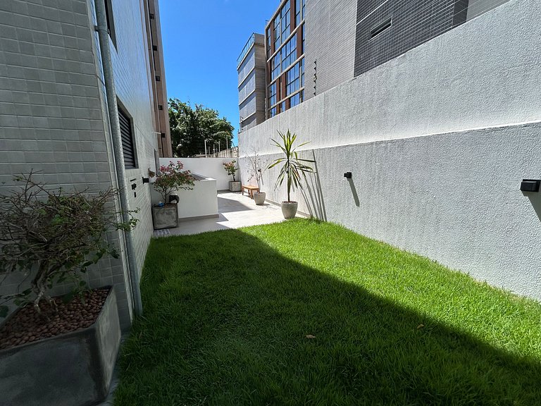 Bela Hospedagem - #303 Bauten Aurea, lindo flat a 60m do mar