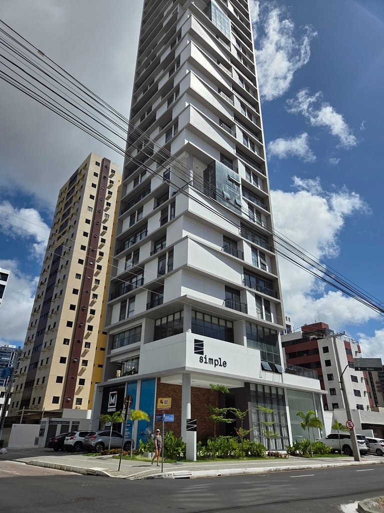 Bela Hospedagem - #1701 Simple Manaira, linda vista da cidad
