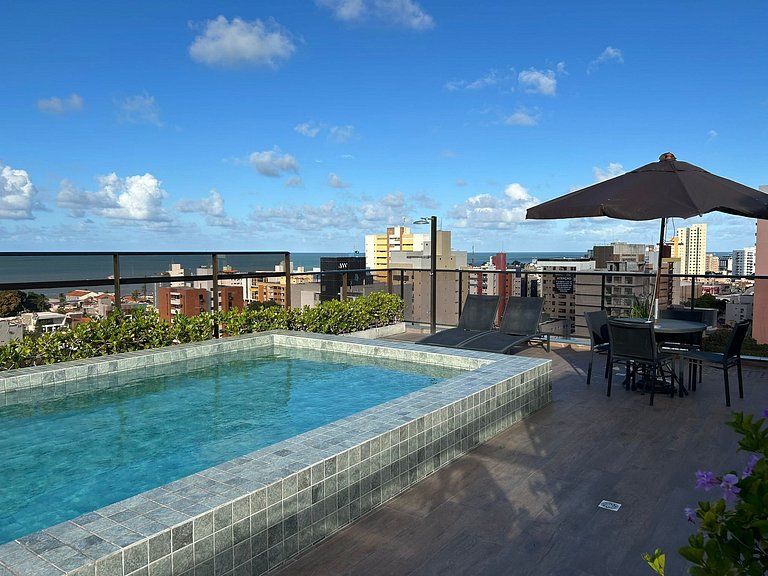 Bela Hospedagem - #504 Ed W Gratitude com varanda e 02 qts c