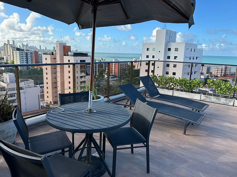 Bela Hospedagem - #504 Ed W Gratitude com varanda e 02 qts c