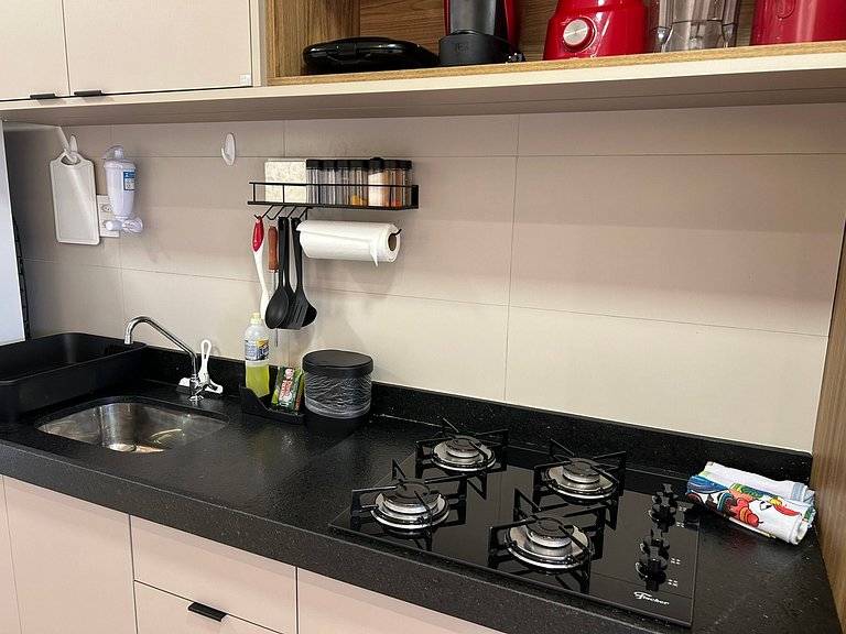 Bela Hospedagem - #504 Ed W Gratitude com varanda e 02 qts c