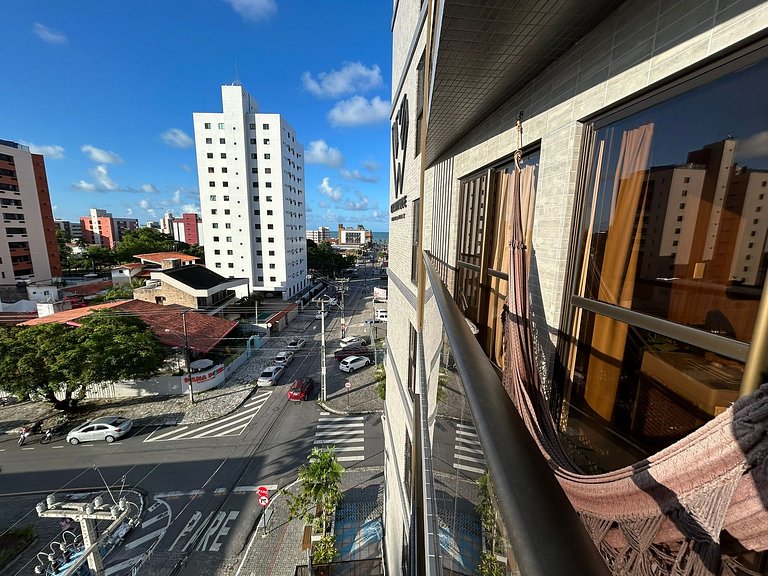 Bela Hospedagem - #504 Ed W Gratitude com varanda e 02 qts c