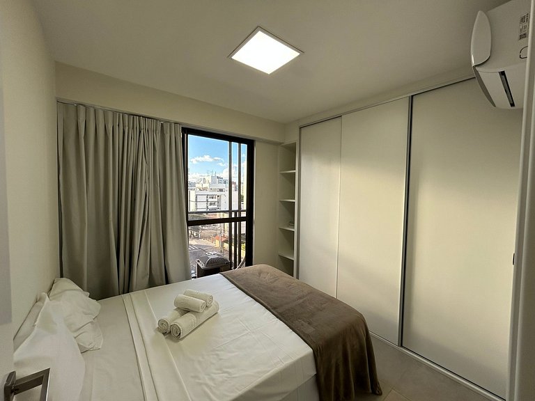 Bela Hospedagem - #504 Ed W Gratitude com varanda e 02 qts c