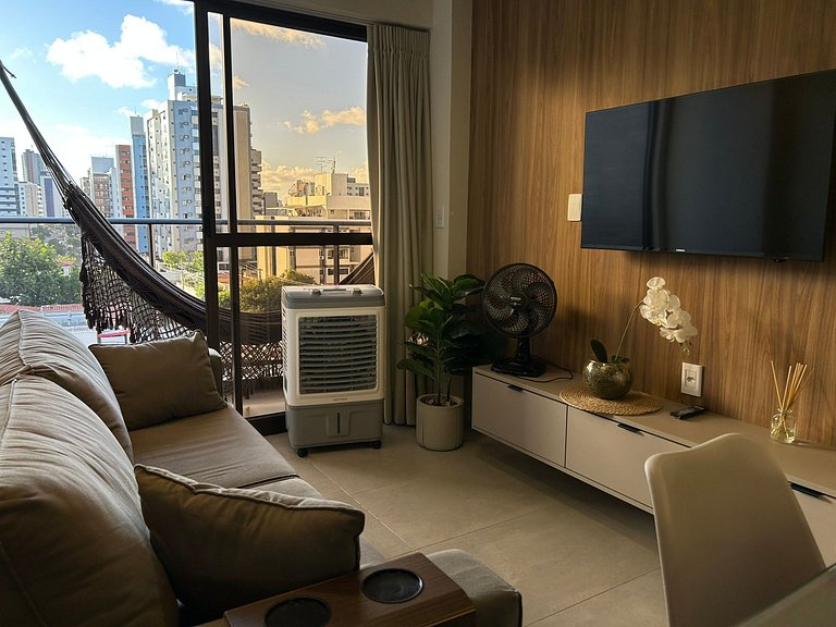 Bela Hospedagem - #504 Ed W Gratitude com varanda e 02 qts c