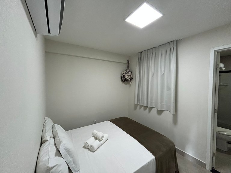 Bela Hospedagem - #504 Ed W Gratitude com varanda e 02 qts c