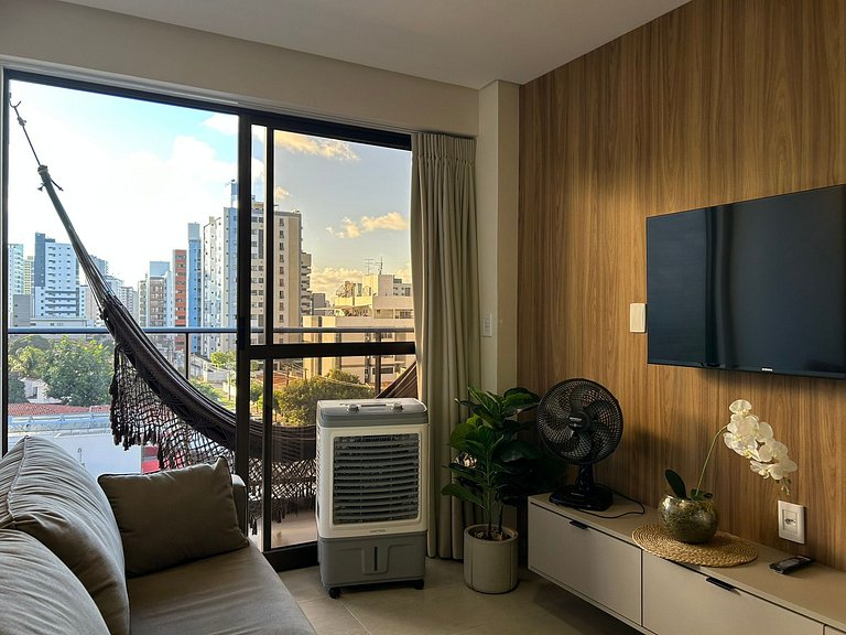 Bela Hospedagem - #504 Ed W Gratitude com varanda e 02 qts c