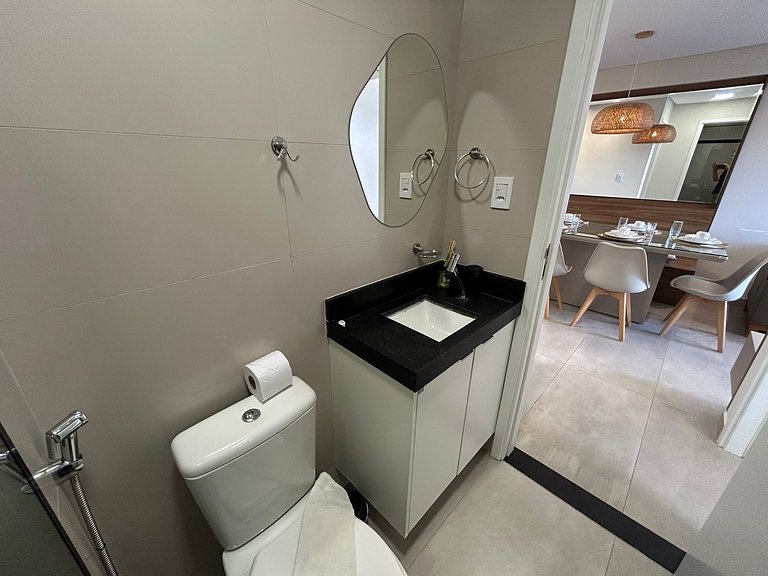 Bela Hospedagem - #504 Ed W Gratitude com varanda e 02 qts c