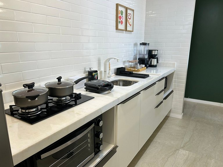 Bela Hospedagem -#502 Tagus, Design e conforto