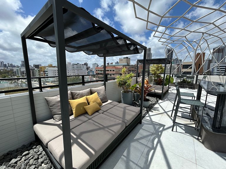 Bela Hospedagem - #214 Alta Garden, pé na areia