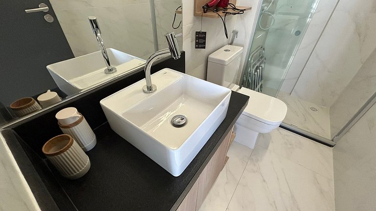 Bela Hospedagem - #402 Ciel Home, Vista Mar com Varanda Priv