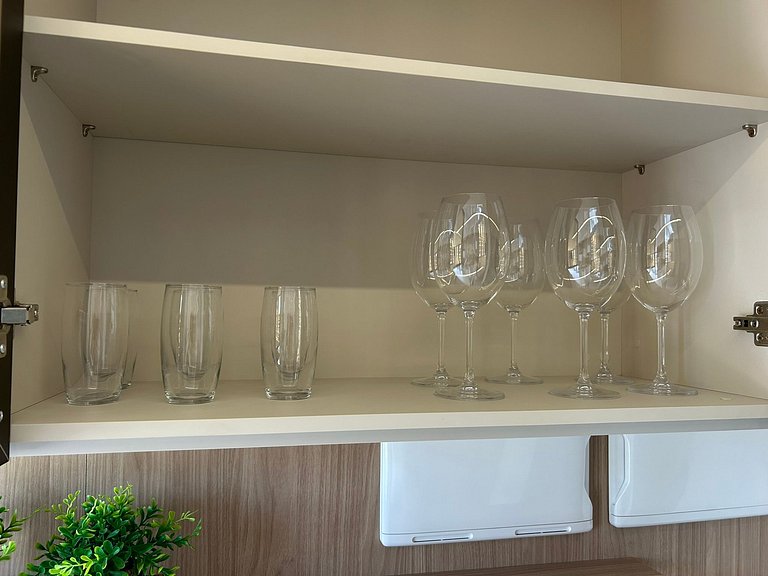 Bela Hospedagem - #402 Ciel Home, Vista Mar com Varanda Priv