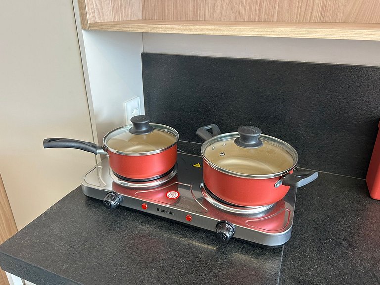 Bela Hospedagem - #402 Ciel Home, Vista Mar com Varanda Priv