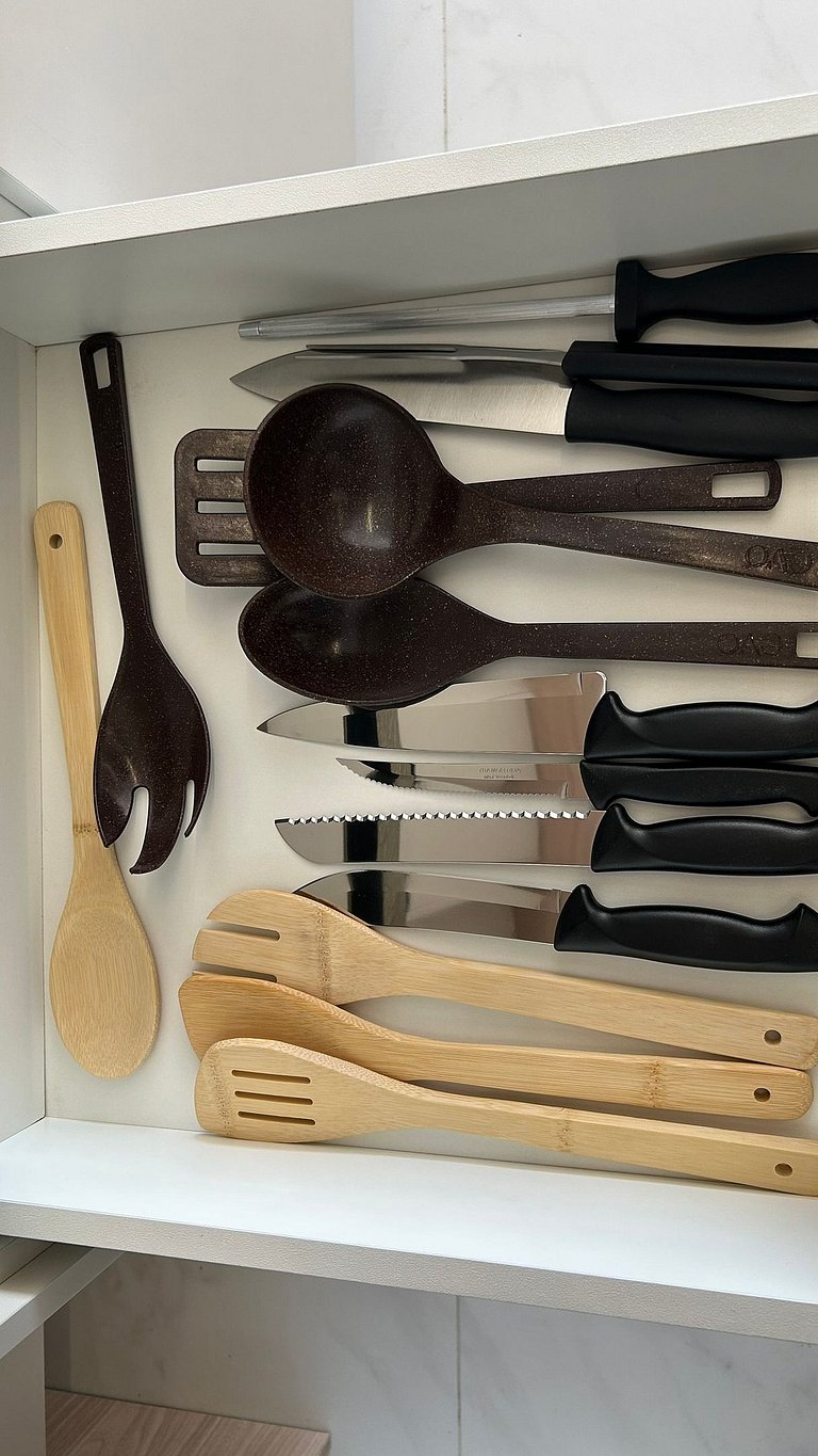 Bela Hospedagem - #402 Ciel Home, Vista Mar com Varanda Priv