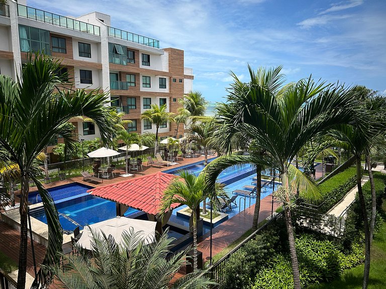 Bela Hospedagem - #302A Luxor Paulo Miranda, Frente Mar Cabo