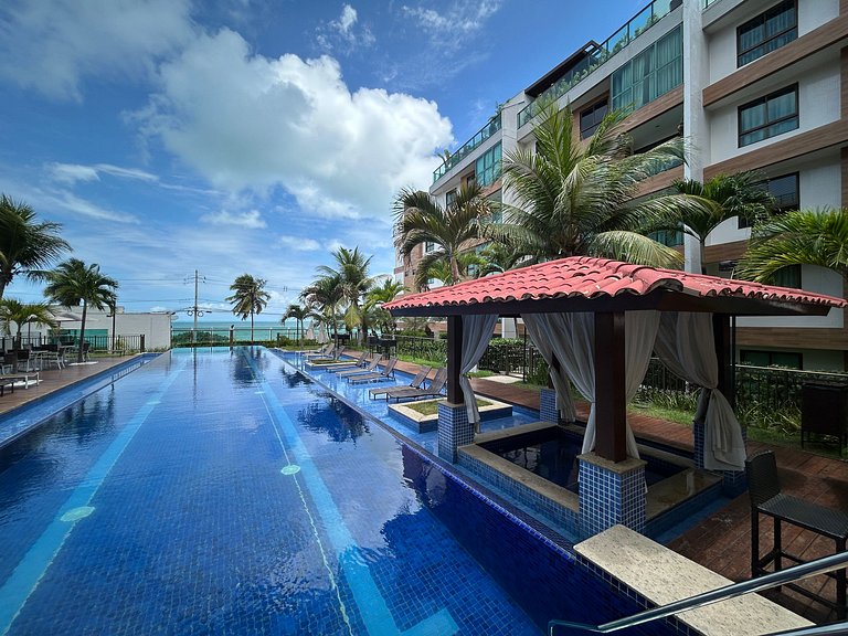 Bela Hospedagem - #302A Luxor Paulo Miranda, Frente Mar Cabo