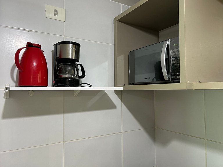 Bela Hospedagem - #302A Luxor Paulo Miranda, Frente Mar Cabo