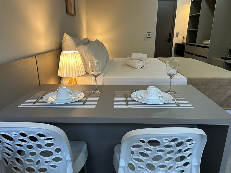 Bela Hospedagem - #004 Acqua Tambaú | Flat com Terraço Priva