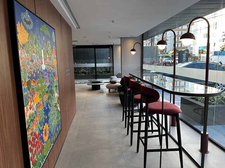 Bela Hospedagem - #004 Acqua Tambaú | Flat com Terraço Priva