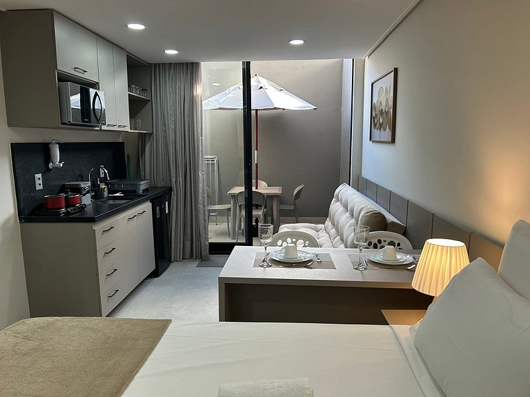 Bela Hospedagem - #004 Acqua Tambaú | Flat com Terraço Priva