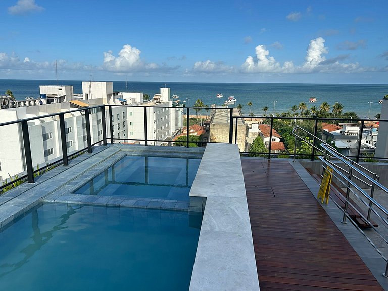 Bela Hospedagem - #004 Acqua Tambaú | Flat com Terraço Priva