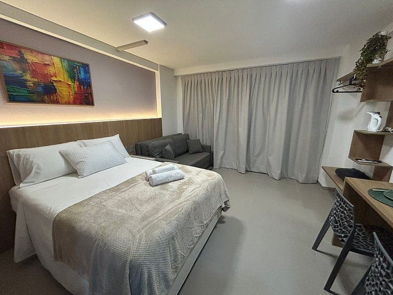 Bela Hospedagem - #018 Beach Haus, comodidad a orillas del m